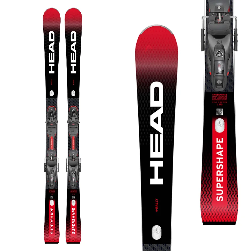 Head Men's Supershape E-Rally Skis with Protector PR 13 GW Bindings 2025